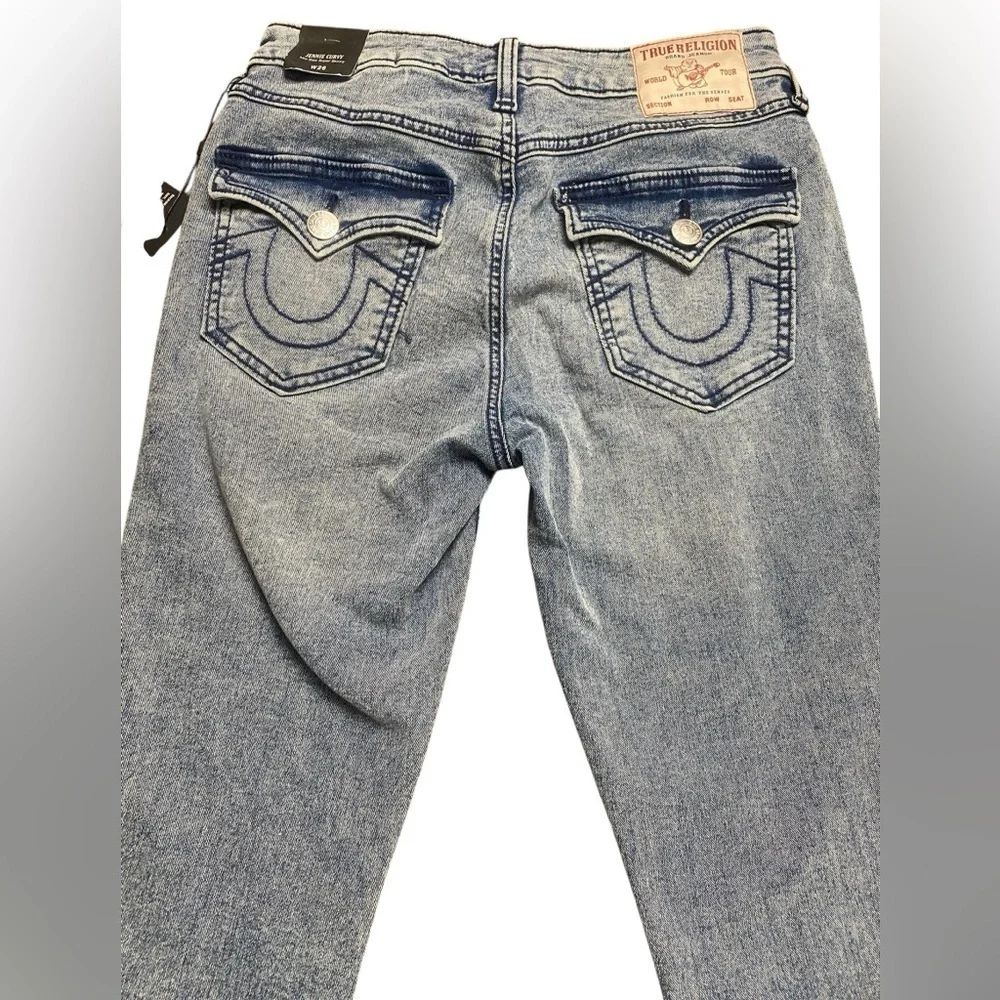 True Religion Jennie Curvy MidRise Super Skinny Jeans size 26 NWT